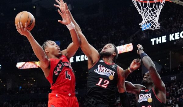 76ers Power Past Raptors 115–102 with Explosive First-Half Performance